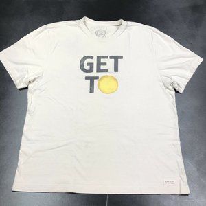 Life Is Good Men's Classic Fit "Get To" Short Sleeve T-Shirt Size X-Large XL